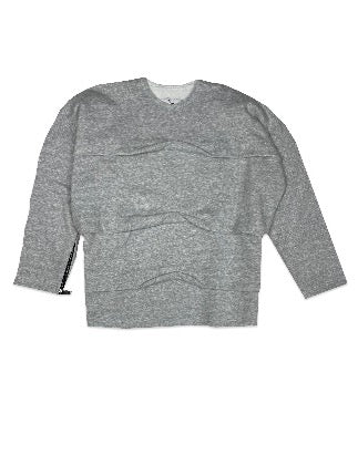 Karim Maher Oversize Multi Fold Grey Jumper